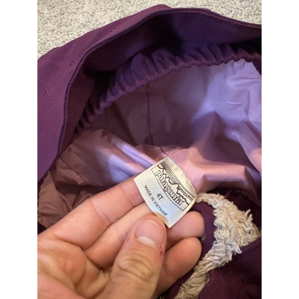 Patagonia Girls Toddler 4T Snow H2NO Insulated Removable Hood / Liner Ski Jacket - Picture 5 of 16